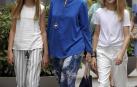 La reina Letizia y doña Sofía se desplazaron al centro de Palma junto a la princesa Leonor y la infanta Sofía para ver la película 'El Rey León'