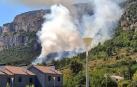 Declarado un incendio forestal en Etxauri