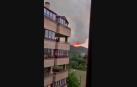 Incendio en Gazólaz causado por un rayo