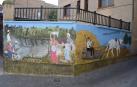 Murales en Murchante en homenaje a los mayores y las mujeres