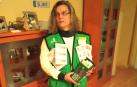 La vendedora de la ONCE Rosa Pinto, que vendió el boleto premiado.
