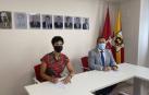 María Eugenia Villanueva Echarte y Rafa del Amo, este sábado.