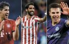 Javi Martínez, Raúl García y César Azpilicueta.
