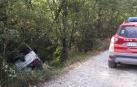 Da positivo en alcohol y drogas tras salirse de la vía y dejar el coche abandonado en Errea