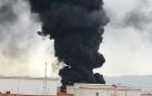 Un rayo provoca un incendio en un depósito de gasoil en Puertollano