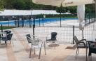Las piscinas de Los Arcos, cerradas temporalmente por un positivo en covid-19 en el municipio.