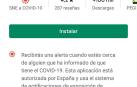 Fotografía app radar covid