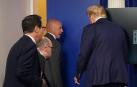 Trump abandona una rueda de prensa tras un tiroteo cerca de la Casa Blanca