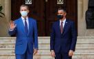 El rey recibe a Pedro Sánchez en el Palacio de Marivent