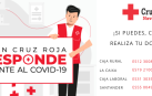Cruz Roja ha agradecido "el compromiso de miles de jóvenes que forman parte del voluntariado para ayudar a las personas más vulnerables a través del plan Cruz Roja Responde".