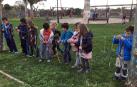 Los niños de Infantil de Arguedas crean arte con la naturaleza