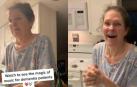 Imagen de la reacción de Cheryl al escuchar 'Rhiannon', de Fletwood Mac.