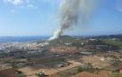 Estabilizado el incendio declarado en Ibiza tras quemar 7 hectáreas de pinar