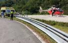 Herido grave y trasladado en helicóptero un ciclista tras una caída entre Leitza y Goizueta