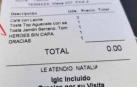 Imagen del ticket de agradecimiento a la UME que se ha hecho viral