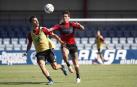 Juan Villar, Gallego y Adrián, goleadores en el partidillo de Tajonar