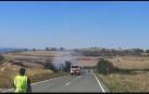 Vídeo de un incendio en las cercanías de Viana