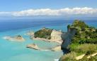 Vista panorámica de la isla de Corfú, en Grecia