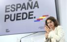 La ministra portavoz y de Hacienda, María Jesús Montero, en la rueda de prensa posterior al Consejo de Ministros