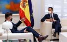 Sánchez y Rufián apuntan a septiembre para reanudar la mesa catalana