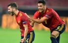 Mikel Merino se estrena con la absoluta en el empate ante Alemania