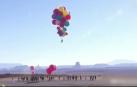 Cruza el desierto de Arizona volando con 52 globos de helio