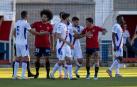 ARIDANE, CAPITÁN. El central canario portó ayer el brazalete. En la foto, en un pequeño tumulto con jugadores del Eibar y el Chimy.