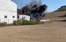 Incendio en una finca de Campanas