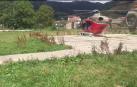 El herido ha sido evacuado en helicóptero.
