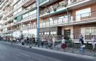Colas en el tercer día de pruebas de Covid-19 a docentes en Madrid