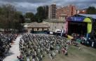 Imagen de la celebración del Alarde de Txistularis, este domingo en la Ciudadela.