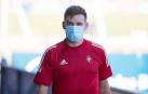 Jon Moncayola, el pasado viernes en Tajonar tras regresar de su debut con la sub 21.