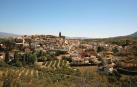 Panorámica obtenida este martes del núcleo urbano de Cáseda.