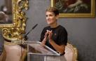 La presidenta María Chivite.