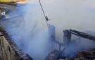 Un incendio ha destruido una casa y afectado a la iglesia de Aspurz, sin causar heridos
