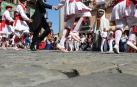 Los gigantes y cabezudos conmemoran en las calles de Pamplona el Privilegio de la Unión