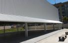 Nuevo alero de la pista deportiva del C.P. Buztintxuri
