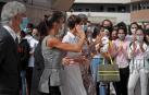 La reina Letizia inaugura el curso escolar en Milagro y San Adrián
