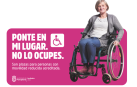 'Ponte en mi lugar. No lo ocupes' pide respetar las plazas de  movilidad reducida