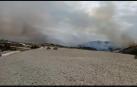 Vídeo del incendio desatado en un pinar de Javerri (Lónguida)