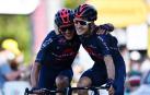 Kwiatkowski gana de la mano de Carapaz y Roglic sigue de amarillo