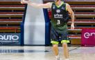El escolta navarro Álex Urtasun, durante su último partido de pretemporada el pasado fin de semana.