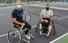 Juanjo Rodríguez (izquierda) y Patxi Fadrique (derecha) ofrecieron una clase práctica del deporte.