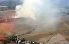 La extensa columna de humo por una quema controlada en una rastrojera en Galar y Esparza ha alarmado a los vecinos de Pamplona y su comarca este domingo.