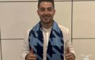 El asturiano Jony Rodríguez, hace un año cuando fichó por el equipo romano.
