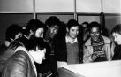 De visita en Pamplona en invierno de 1979.