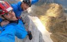Ekaitz Maiz y Pablo Escudero, tras su  escalada este septiembre.
