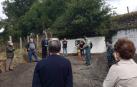 Un momento del acto, este jueves al mediodía, en recuerdo del guardia civil asesinado en 2002.