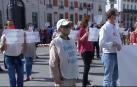 Vecinos se solidarizan con los barrios del sur de Madrid en una protesta ante la Puerta del Sol