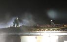 Una estufa provoca un incendio en el tejado de una casa de Subiza